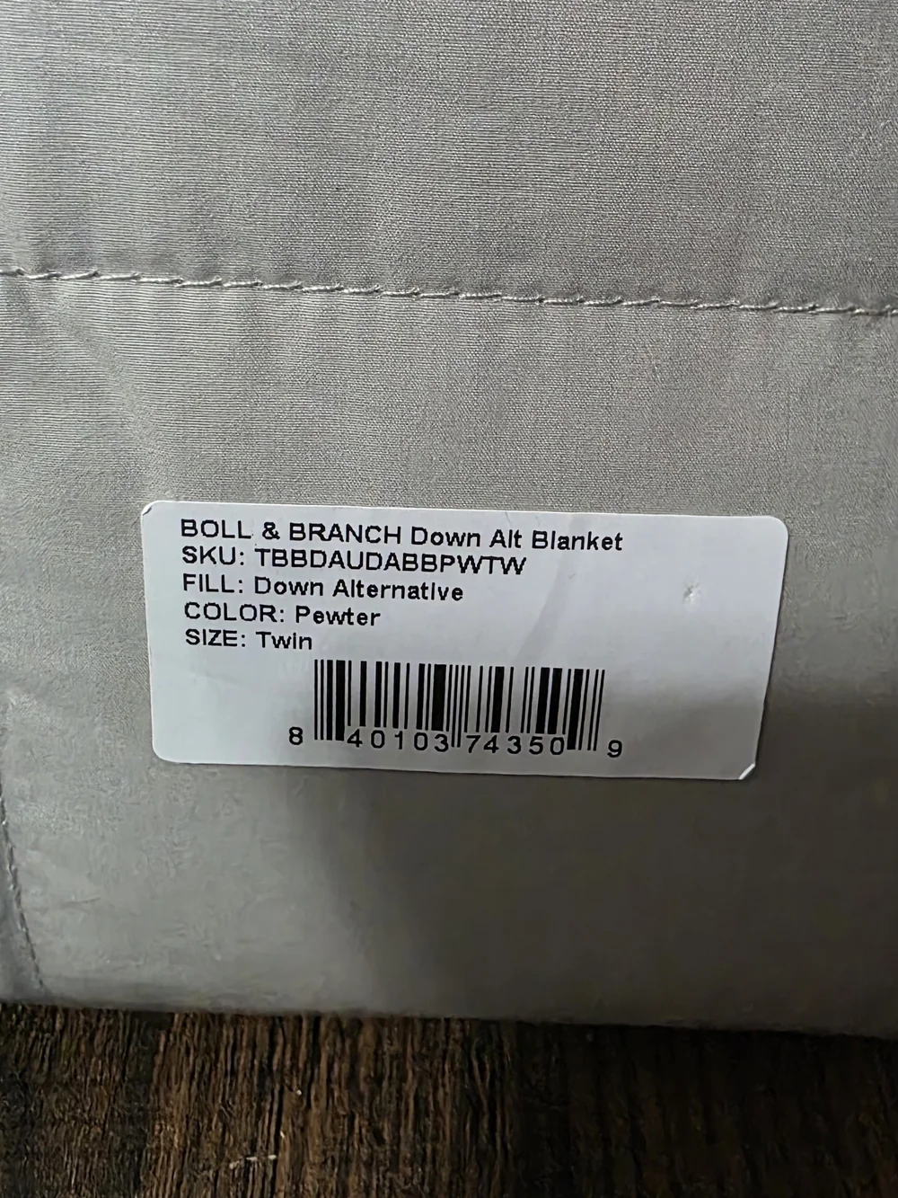 Down Alternative Quilted Bed Blanket